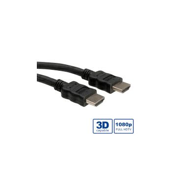 Roline HDMI kabel sa mrežom, HDMI M - HDMI M, 15m