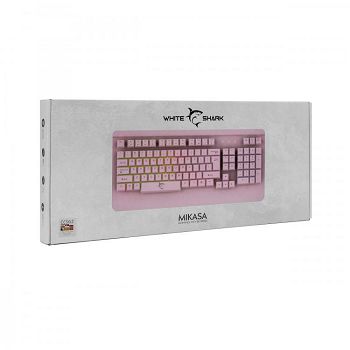 WHITE SHARK gaming tipkovnica GK-2103 MIKASA roza