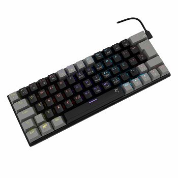 WHITE SHARK gaming mehanička tipkovnica GK-002122 WAKIZASHI crno/siva pl. sw