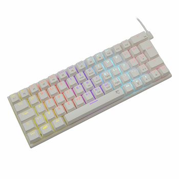 WHITE SHARK gaming mehanička tipkovnica GK-002122 WAKIZASHI bijela pl. sw