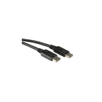 Roline VALUE DisplayPort kabel, DP-DP M/M, 2.0m, crni