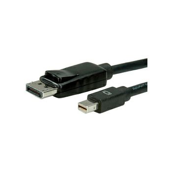 Roline VALUE DisplayPort kabel, DP - Mini DP, M/M, 1.0m, crni