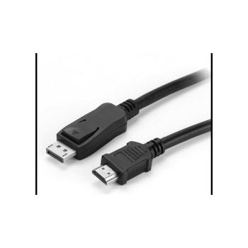 Roline VALUE DisplayPort kabel v1.1, DP - HDMI (HDTV), M/M, 10m, crni