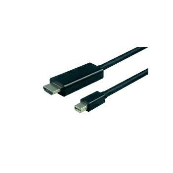 Roline VALUE Mini DisplayPort kabel v1.2, Mini DP - UHDTV, M/M, 3.0m, crni
