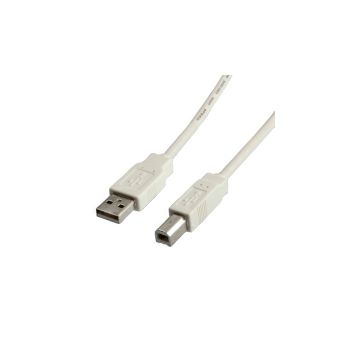 Roline VALUE USB2.0 kabel TIP A-B M/M, 1.8m, bijeli