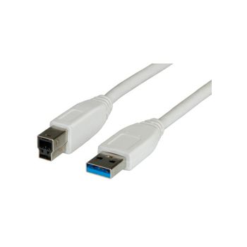 Roline VALUE USB3.0 kabel TIP A-B M/M, 3.0m, bijeli
