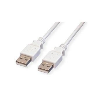 Roline VALUE USB2.0 kabel TIP A-A M/M, 4.5m, bijeli