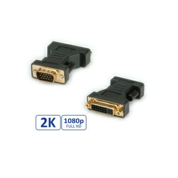 Roline adapter DVI-I (24+5) - VGA, F/M