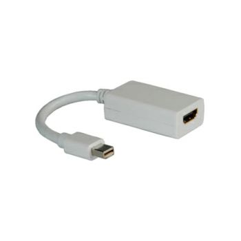 Roline adapter/kabel Mini DisplayPort - HDMI, M/F, 0.1m