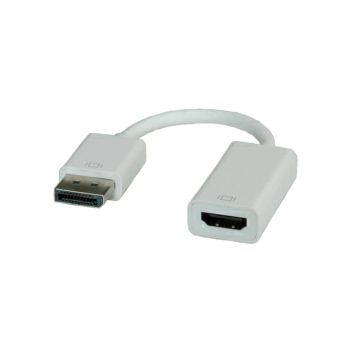 Roline adapter/kabel DisplayPort - HDMI, M/F, 0.15m