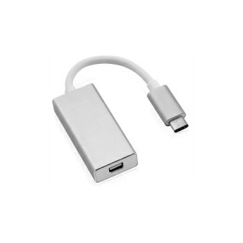 Roline adapter USB-C - Mini DisplayPort v1.2, M/F, 0.1m