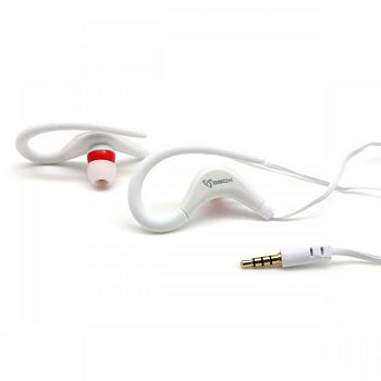 SBOX in-ear sportske slušalice s mikrofonom EP-338 bijele