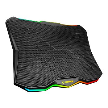 Podloga za hlađenje RAMPAGE AD-RC8 Showy, za laptop, 15-17 ", RGB 