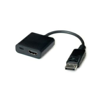 Roline VALUE adapter/kabel HDMI - DisplayPort, F/M, v1.2, 0.15m