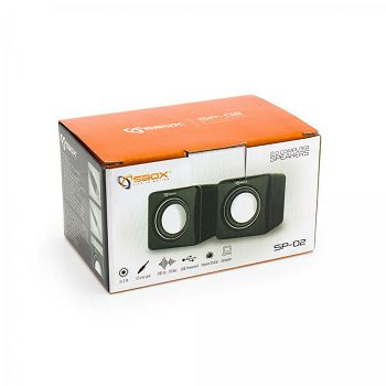 SBOX 2.0 stereo zvučnici SP-02 6W
