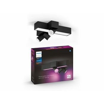 Pametna LED svjetiljka PHILIPS Hue Centris Cross 3-spot, stropna, crna