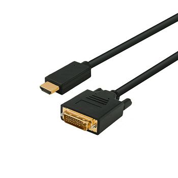 BIT FORCE kabel HDMI-DVI (24+1) M/M 2m