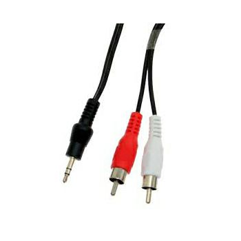 BIT FORCE kabel 3,5MM-2XRCA M/M 1,5m