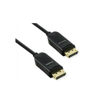 Roline VALUE DisplayPort kabel v1.4 (AOC), M/M,20m, crni