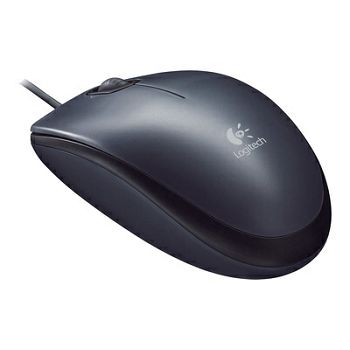 LOGI M90 corded optical Mouse grey