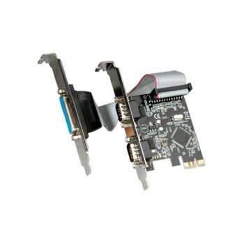 Roline VALUE PCIe kontroler 2×RS232/1×Parallel