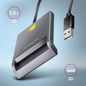 AXAGON CRE-SM3T USB Smart card FlatReader-CRE-SM3T