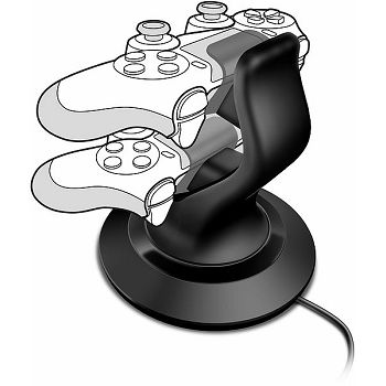 PS4 punjač SPEEDLINK Twindock, za 2 kontrolera