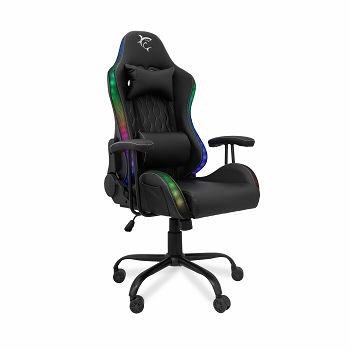 WHITE SHARK RGB gaming stolica INDIANAPOLIS crna