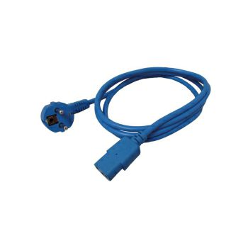 Roline naponski kabel, ravni IEC320 C13, 1.8m, plavi