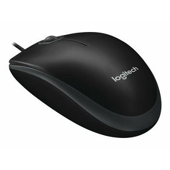 LOGI B100 optical Mouse Black USB OEM