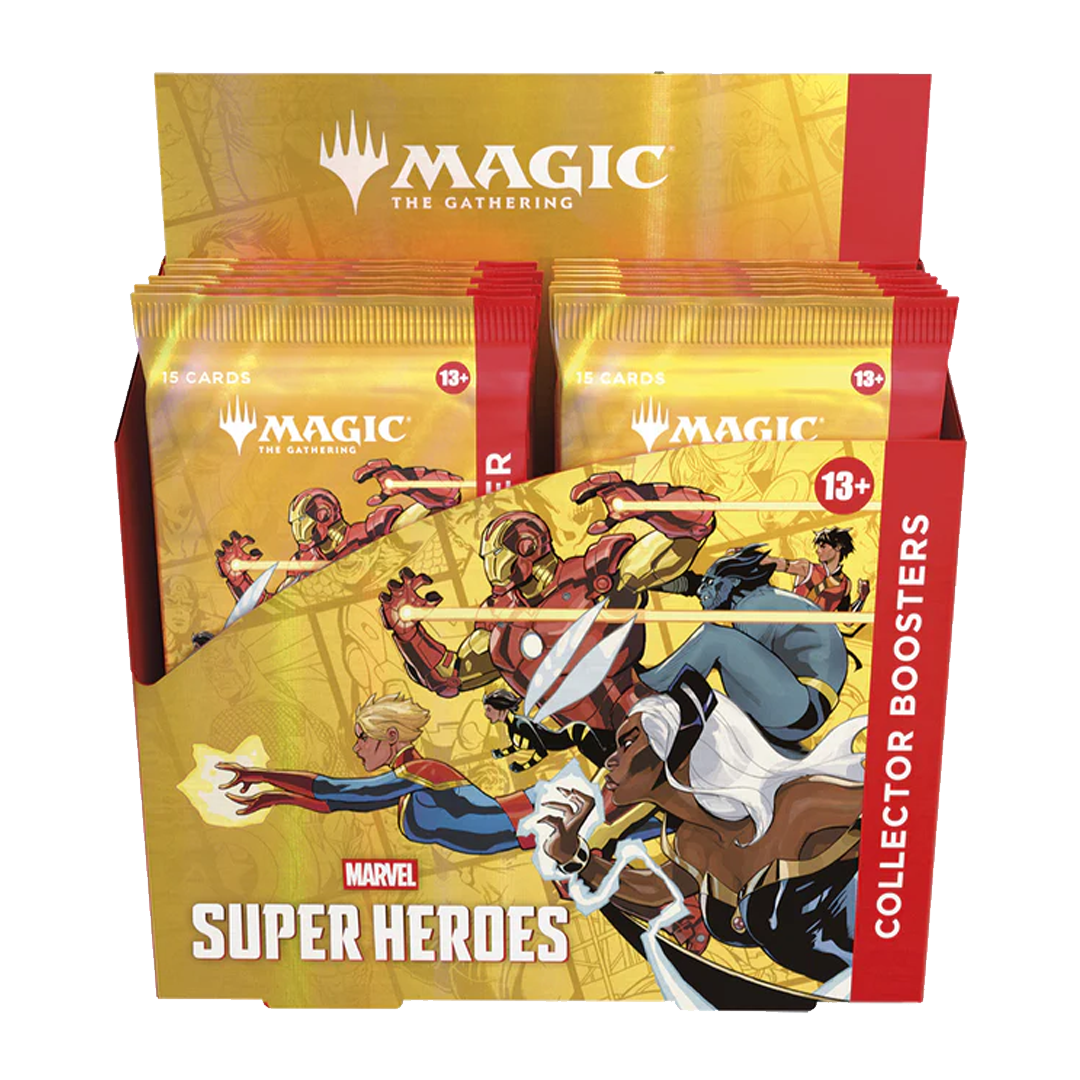 Magic: The Gathering: Marvel Super Heroes – Collector Booster Display