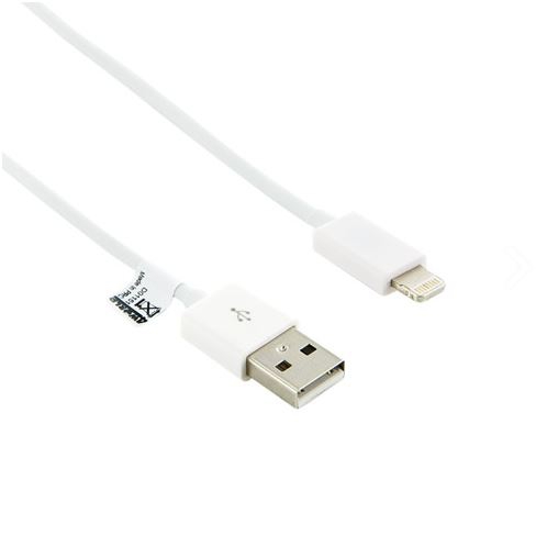 4World Cable USB to Lightning 1m, white
