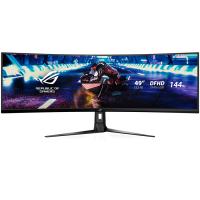 ASUS ROG Strix XG49VQ ukrivljen gaming monitor - 124.5cm (49"), 4K UHD (3840 x 1080), 1800R, 144Hz, FreeSync 2 HDR, DisplayHDR 400, DCI-P3: 90%, Shadow Boost - 90LM04H0-B01170-A