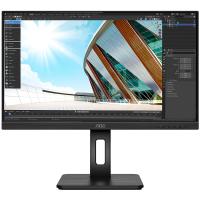 AOC U27P2 poslovni monitor - 68.6cm (27"), 4K UHD (3840 x 2160), IPS, 60Hz, 4ms (GTG), Adaptive Sync, USB razdelilnik, 2x HDMI 2.0, 1x DP 1.2 - U27P2-A