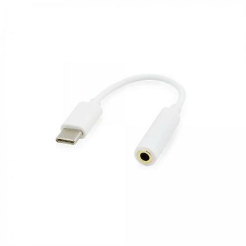 Adapter SBOX, USB-C (M) na 3.5mm (Ž), bijeli, 0.1 m