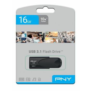 USB stick PNY Attaché 4, 16GB, USB3.1, crni