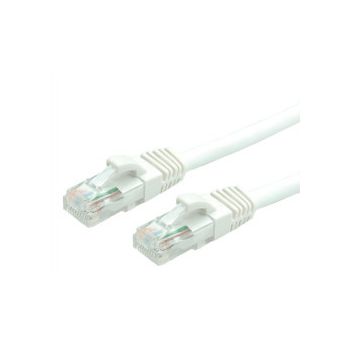 Roline VALUE UTP mrežni flat kabel Cat.6/Class E, halogen-free, 1.5m, bijeli
