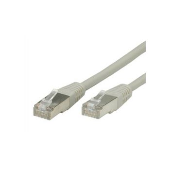 Roline VALUE Patch kabel oklopljeni Cat 6 S/FTP (PiMF) 1.0m sivi