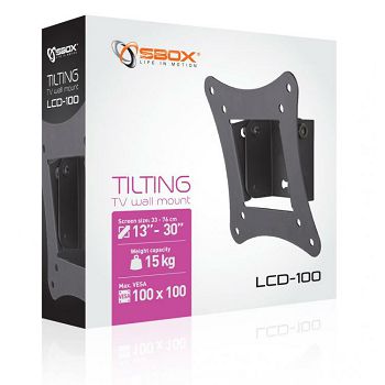 SBOX zidni nosač za TV LCD-100 nagibni