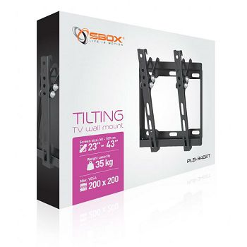 SBOX zidni nosač za TV PLB-3422T nagibni
