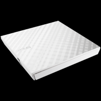 ASUS SDRW-08D2S-U LITE - prenosni 8X DVD zapisovalec z M-DISC podporo za doživljenjsko varnostno kopiranje podatkov, združljiv z Windows in Mac OS (Bela) - 90-DQ0436-UA221KZ-A