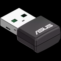 ASUS USB-AX55 Nano AX1800 Dual-Band WiFi 6 (802.11ax), omrežna varnost WPA3, OFDMA in MU-MIMO, USB adapter - 90IG06X0-MO0B00-A