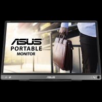 ASUS ZenScreen MB16ACE USB prenosni monitor - 16'' (15,6'' vidno) Full HD, Hibridna signalna rešitev, USB Type-C, Brez utripanja, Filtriranje modre svetlobe, Protiodsevna površina - 90LM0381-B04170-A