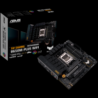 ASUS TUF GAMING B650M-PLUS WIFI AM5 mATX igralna matična plošča - AMD B650 4xDIMM DDR5 2xM.2 4xSATA 