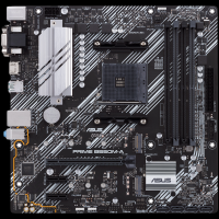 ASUS PRIME B550M-A/CSM AM4 mATX MB - AMD B550 4xDIMM DDR4 2xM.2 4xSATA PCIe 4.0 1Gb Ethernet 1xD-SUB 1xDVI-D 1xHDMI with Aura Sync RGB headers support - 90MB14I0-M0EAYC-A
