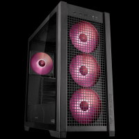 ASUS TUF Gaming GT302 ARGB ATX/EATX računalniško ohišje, kaljeno steklo, štirje 140 x 28mm ARGB ventilatorji, podpora za BTF osnovne plošče, črno - 90DC00I0-B19000-A