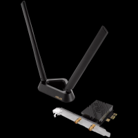 ASUS PCE-BE92BT BE9400 Tri-Band WiFi 7 (802.11be), BT 5.4, 6GHz, OFDMA, WPA3, kompatibilna le z lntel chipset ploščami, PCIe mrežna kartica - 90IG08U0-MO0B00-A