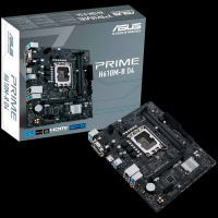ASUS PRIME H610M-R D4-SI LGA1700 mATX matična plošča - Intel H610 2xDIMM DDR4 1xM.2 4xSATA PCIe 4.0 1Gb Ethernet 1xD-SUB 1x DVI-D 1xHDMI with COM, LPT and TPM header - 90MB1B40-M0ECY0-A