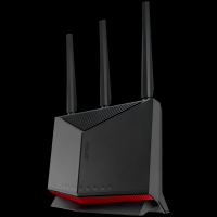 ASUS RT-BE86U BE6800 Dual-Band WiFi 7 (802.11be) gaming usmerjevalnik, AiMesh kompatibilen - 90IG08W0-MO9A0V-A