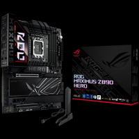 ASUS ROG MAXIMUS Z890 HERO LGA1851 ATX osnovna plošča - Intel Z890, 4xDDR5, 6xM.2, 1xSlimSAS, 4xSATA,5Gb+2.5Gb LAN, WiFi 7, BT, 1xHDMI, 2xTB4 porta (USB Type-C), Aura Sync - 90MB1ID0-M0EAY0-A